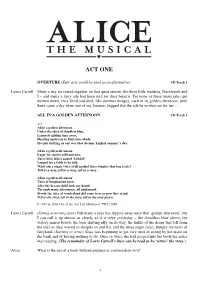 Alice Script