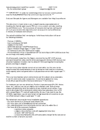 Asterisk/Astguiclient Install from Scratch. V.2.0.4 2007-12-03 by the Astguiclient Group Astguiclient@Eflo.Net
