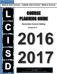 Course Planning Guide