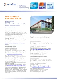 How to Reach Eurofins Biolab