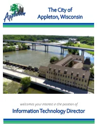 Information Technology Director the City of Appleton, Wisconsin