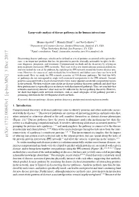 Large-Scale Analysis of Disease Pathways in the Human Interactome