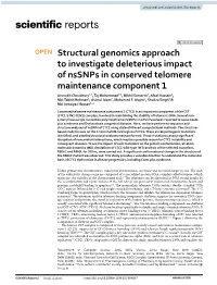 Structural Genomics Approach to Investigate Deleterious Impact Of