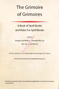 The Grimoire of Grimoires