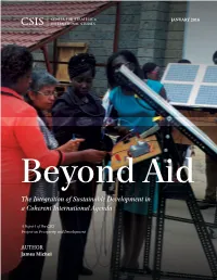 Beyond Aid: the Integration of Sustainable Development in A