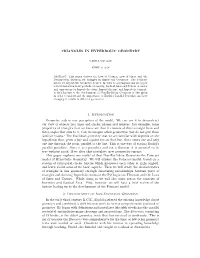 Triangles in Hyperbolic Geometry