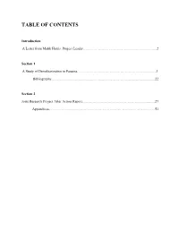 2012 JRP Panama Report