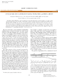 A Second Double-Stranded RNA Virus from Yeast Provided by Elsevier - Publisher Connector