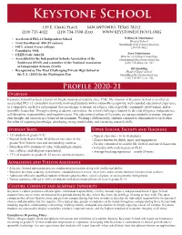 College Profile 2020-21