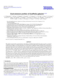 Dust Emission Profiles of Dustpedia Galaxies