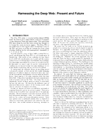 Harnessing the Deep Web: Present and Future