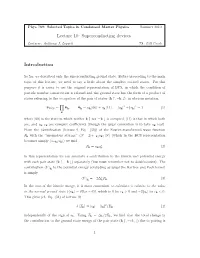 Lecture 10: Superconducting Devices Introduction