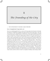 The Founding of the City