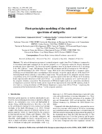 First-Principles Modeling of the Infrared Spectrum of Antigorite