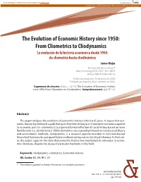From Cliometrics to Cliodynamics