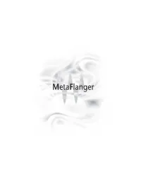 Metaflanger Table of Contents