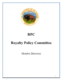 RPC Member Directory 1
