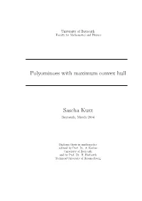 Polyominoes with Maximum Convex Hull Sascha Kurz