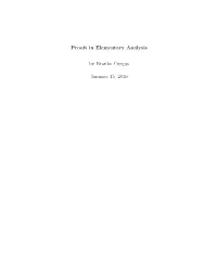 Proofs in Elementary Analysis by Branko´Curgus January 15, 2016