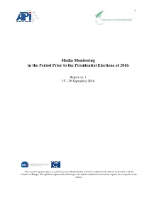 Report 1, Api, Ijc, September 15-29, 2016