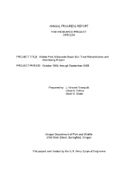 2004 Annual Report of Operations and Interim Findings
