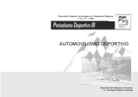 Apuntes Automovilismo