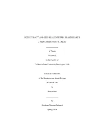 Deep Ecology and Seld-Realization In