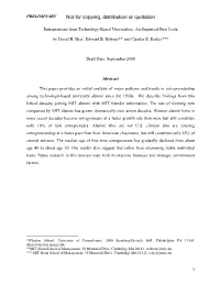 Entrepreneurs from Technology-Based Universities: an Empirical First Look