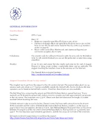General Information Sheet