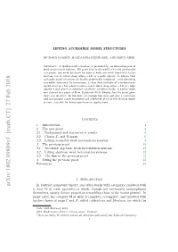 Lifting Accessible Model Structures