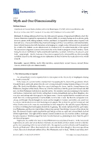 Myth and One-Dimensionality