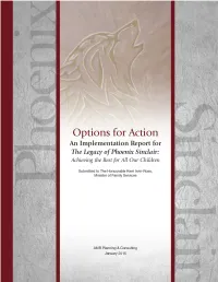 Options for Action: an Implementation Report