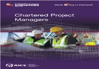 SCSI Chartered Project Manager Cover Final 27/03/2013 12:53 Page 3