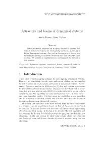 Attractors and Basins of Dynamical Systems