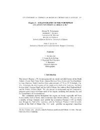 Chapter 5. OCEANOGRAPHY of the NORTHWEST ATLANTIC CONTINENTAL SHELF (1,W) 1