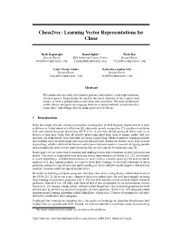 Chess2vec: Learning Vector Representations for Chess