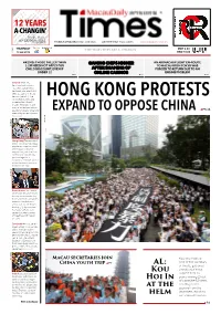 EXPAND to OPPOSE CHINA . More on P10 AP PHOTO AP PHOTO