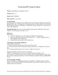 Interpreting JFK's Inaugural Address