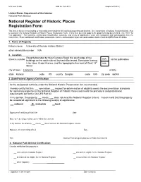 National Register Nomination