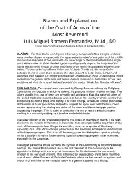 Blazon and Explanation of the Coat of Arms of the Most Reverend