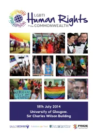 18Th July 2014 University of Glasgow, Sir Charles Wilson Building