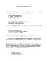 ATTACHMENT for ISLE of MAN 1. QI Is Subject to the Following Laws