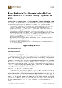 Benzothiadiazole Based Cascade Material to Boost the Performance of Inverted Ternary Organic Solar Cells