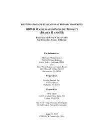 Hdwd Wastewater Pipeline Project (Phases Ii and Iii)