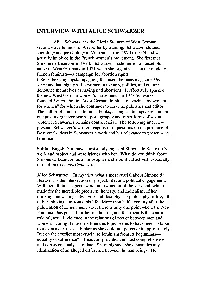 Interview with Alice Schwarzer
