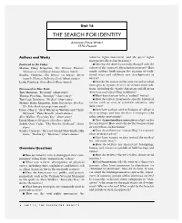 The Search for Identity