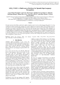 A Multi-Source Database for Spanish Sign Language Recognition