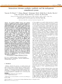 Interactions Between Synthetic Vanilloids and the Endogenous Cannabinoid System