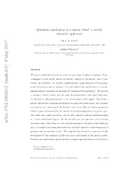 Quantum Mechanics in a Metric Sheaf: a Model Theoretic Approach