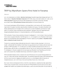 TRYP by Wyndham Opens First Hotel in Panama